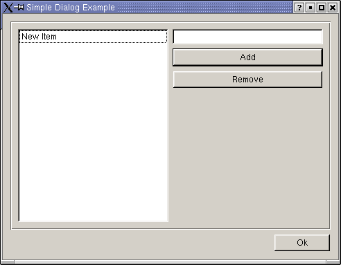 The dialog with layouts applied